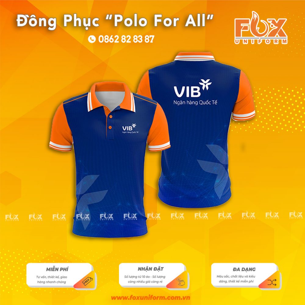 Áo Thun Đồng Phục Ngân Hàng VIB