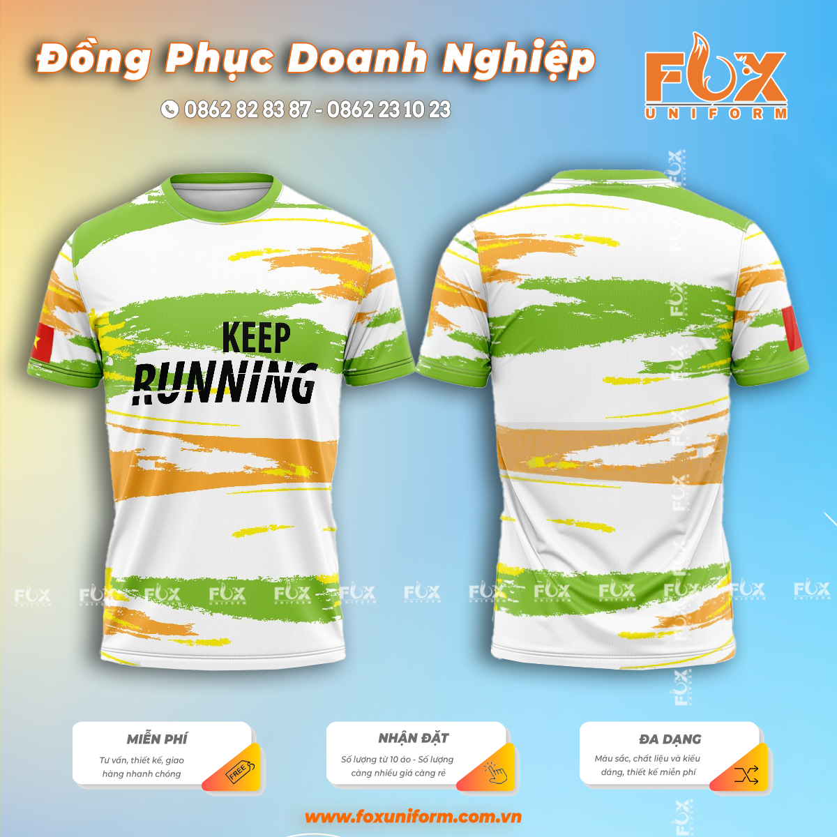 Áo Thun Đồng Phục Chạy Bộ