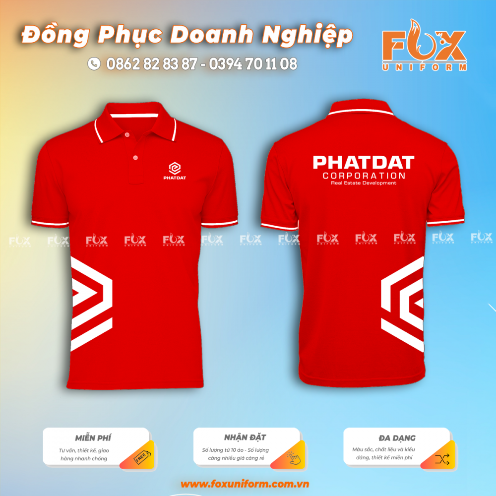 Áo Thun Đồng Phục Công Ty Phát Đạt Group