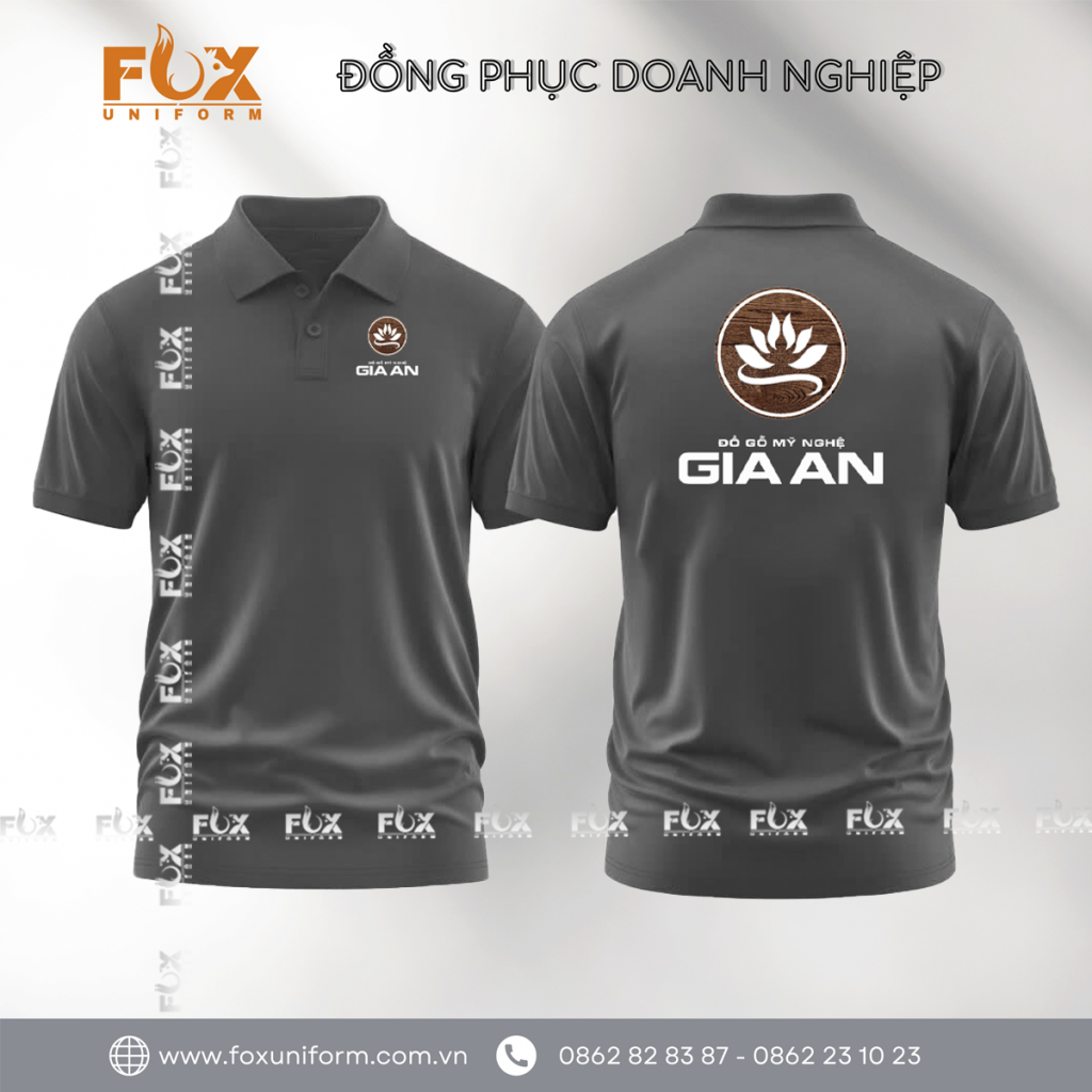Áo Thun Đồng Phục Công Ty Gỗ Gia an