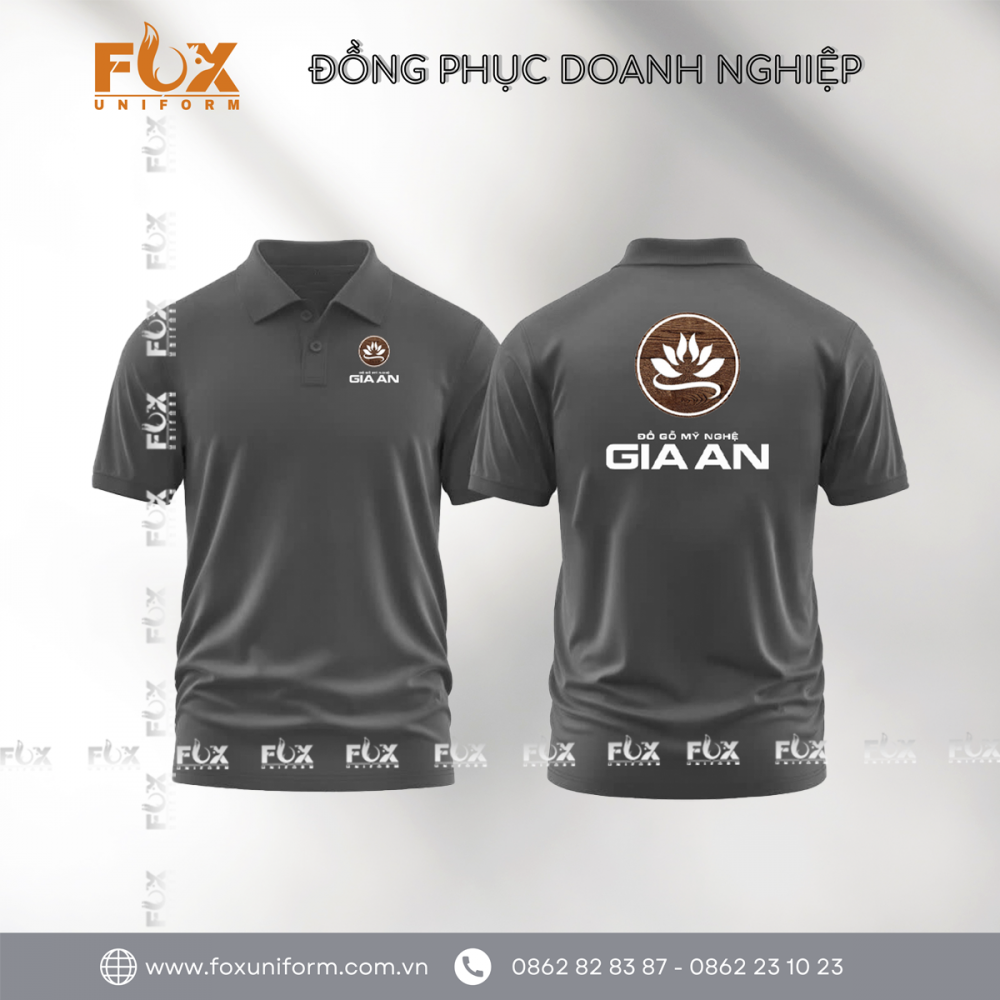Áo Thun Đồng Phục Công Ty Gỗ Gia An
