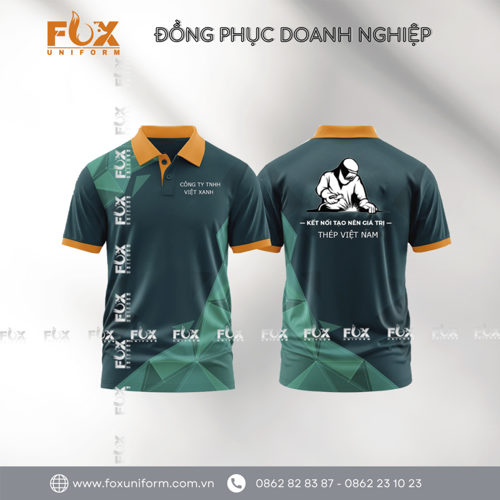 Áo Thun Đồng Phục Công Ty Việt Xanh