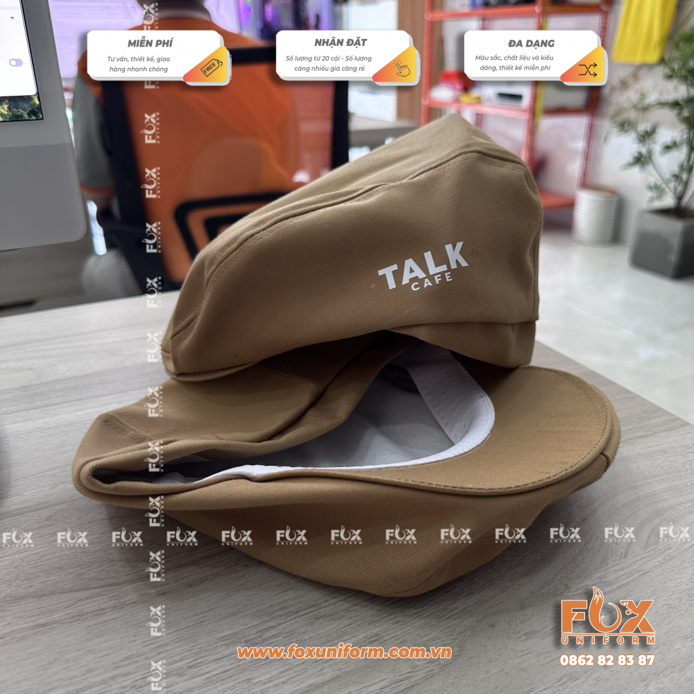 Nón Phục Vụ Talk Cafe