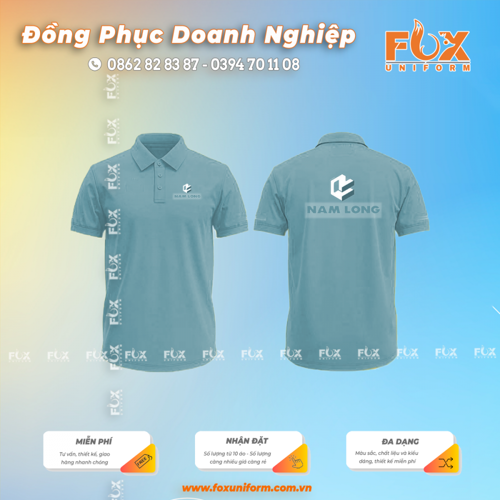 Áo Thun Đồng Phục Công Ty Nam Long
