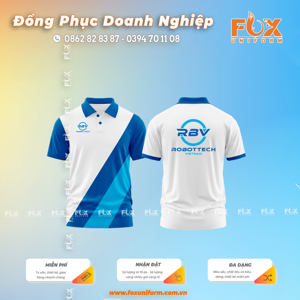 Áo Thun Đồng Phục Công Ty Robottech Việt Nam