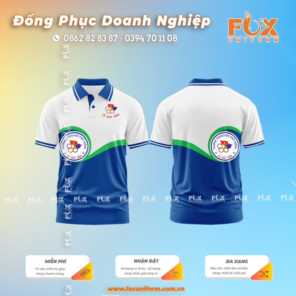 Áo Thun Đồng Phục Trường Lê Quý Đôn