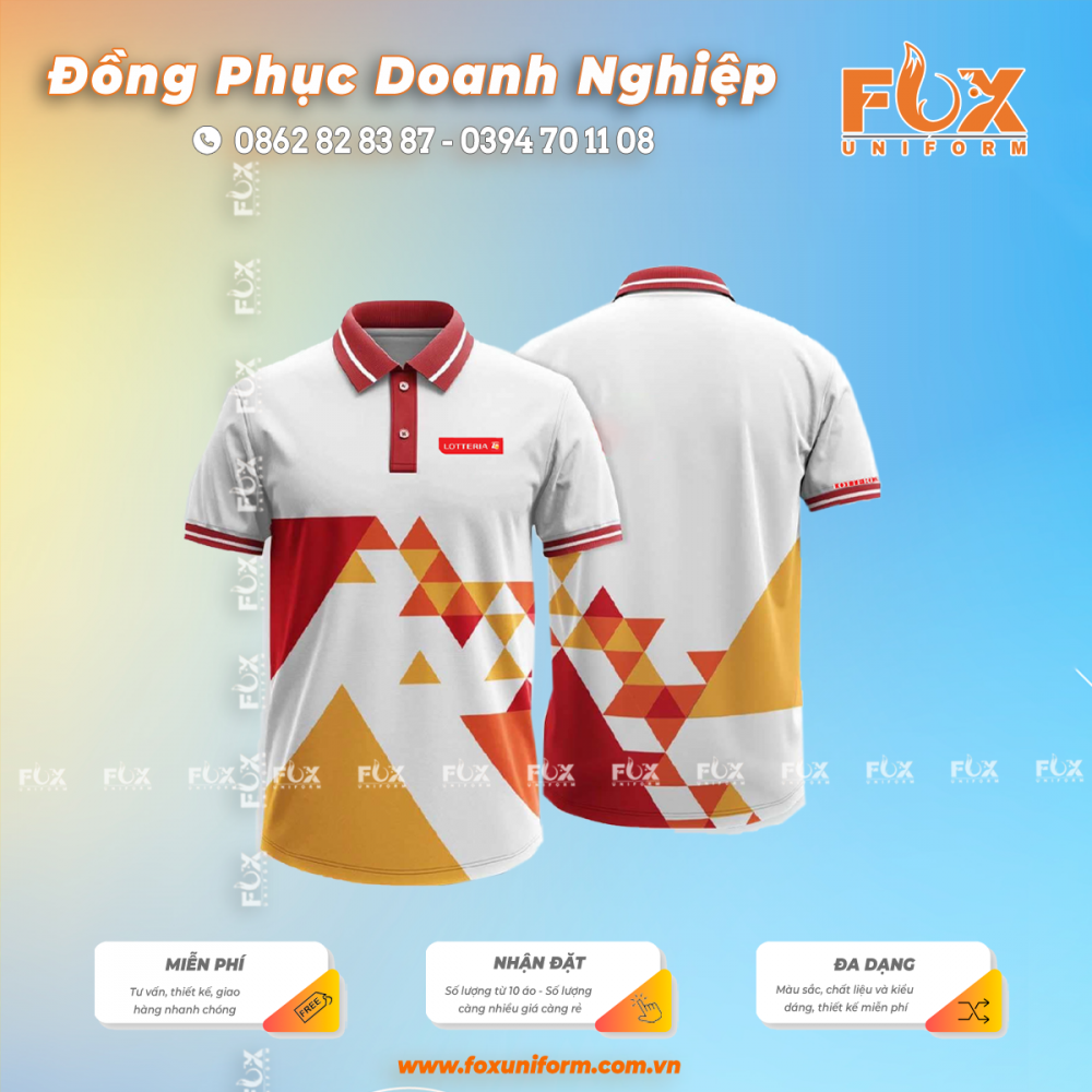 Áo Thun Đồng Phục Công Ty Lotte Mart