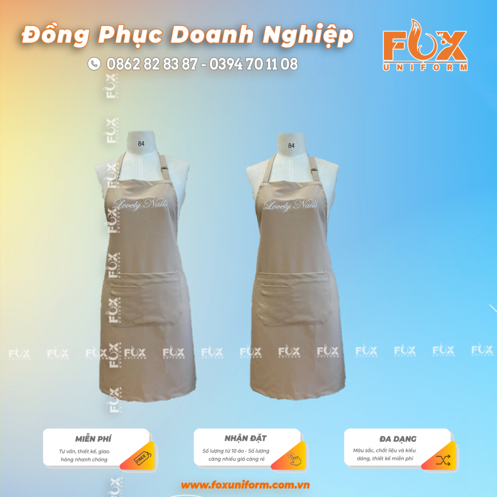 Tạp Dề Đồng Phục Doanh Nghiệp HARISALON