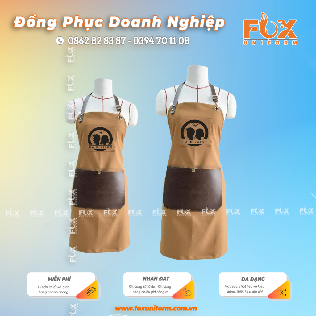 Tạp Dề Đồng Phục Doanh Nghiệp HARISALON