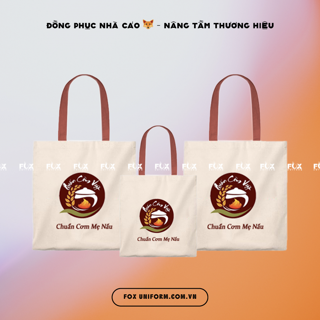 Túi Vải không Dệt Nhà Hàng Cơm Việt 