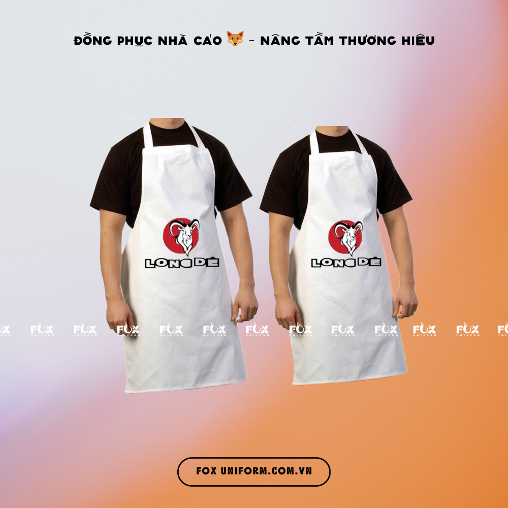Tạp Dề Đồng Phục Doanh Nghiệp Nhà Hàng Long Dê